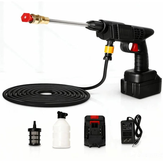 Cordless Car Wash Spray Gun 48V – Wireless High Pressure Foam Jet Washer