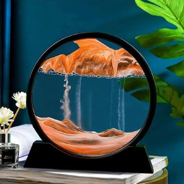 Moving Sand Art Picture  | 3D Dynamic Deep Sea Sandscape with Display Stand | Random Color