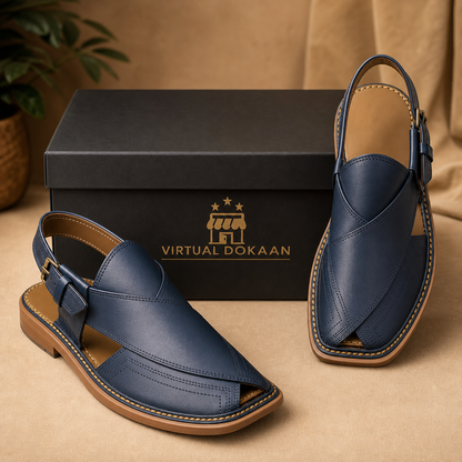 Handmade leather chappal for men – Virtual Dokaan