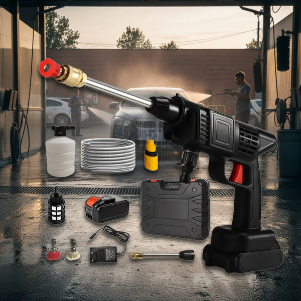Cordless Car Wash Spray Gun 48V – Wireless High Pressure Foam Jet Washer