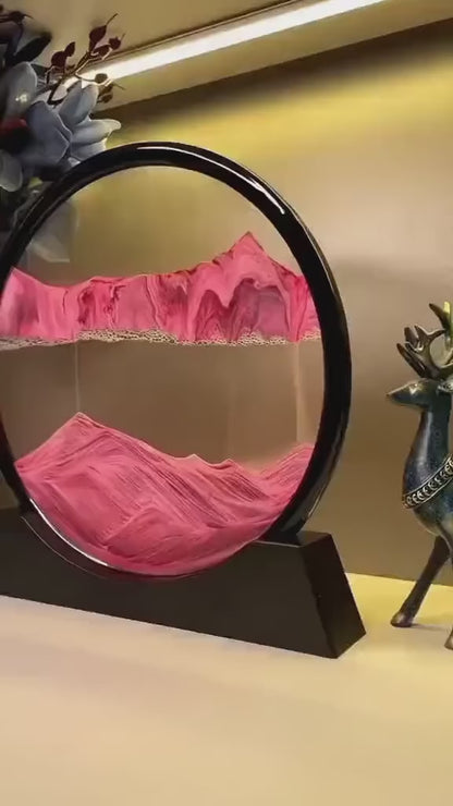 Moving Sand Art Picture  | 3D Dynamic Deep Sea Sandscape with Display Stand | Random Color